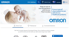 Desktop Screenshot of omronhealthcare.com.au